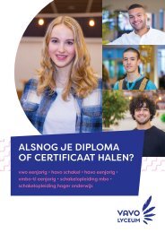 VAVO Brochure 2023: Alsnog je diploma of certificaat halen