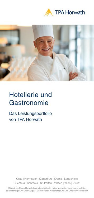 'TPA Horwath Hotellerie und Gastronomie' Folder