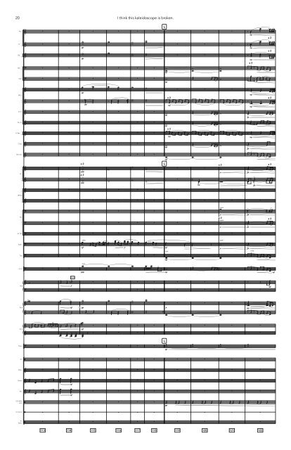 Jones_I think this kaleidoscope is broken - Full score