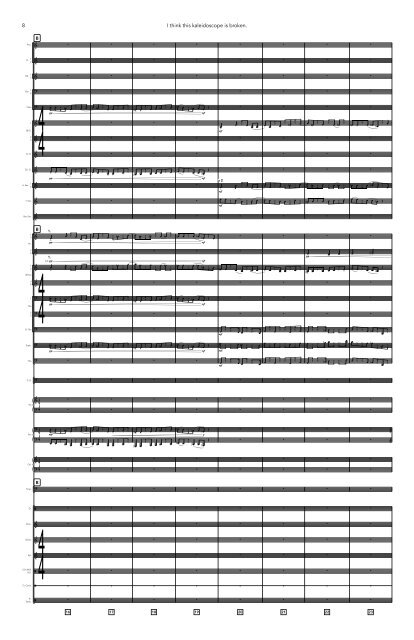 Jones_I think this kaleidoscope is broken - Full score