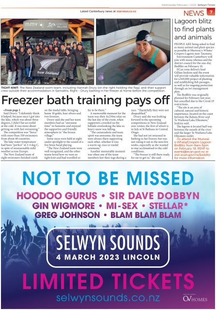 Selwyn Times: February 01, 2023