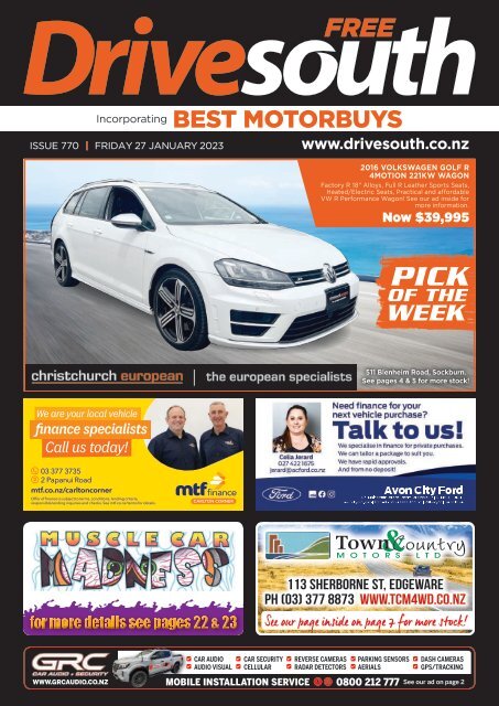 Drivesouth - Best Motor Buys: January 28, 2023
