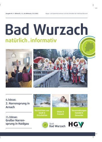 01.02.2023 Bürger- und Gästeinformation Bad Wurzach