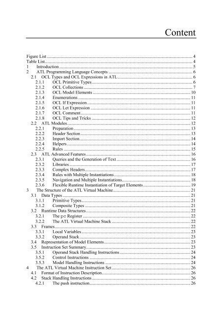 ATL: Atlas Transformation Language Specification of the ... - Eclipse