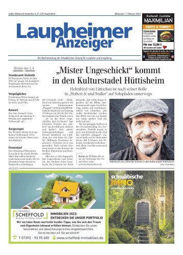 01.02.2023 Laupheimer Anzeiger
