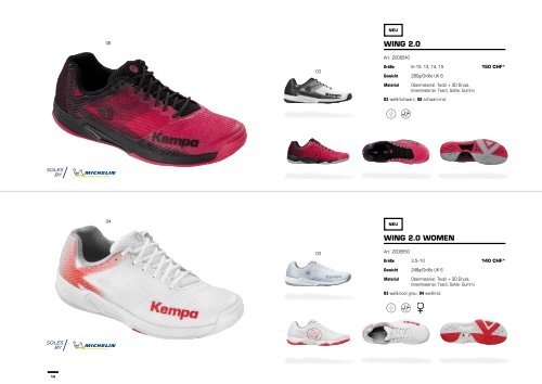 Kempa Schuhe und Handbaelle 2023 CHF