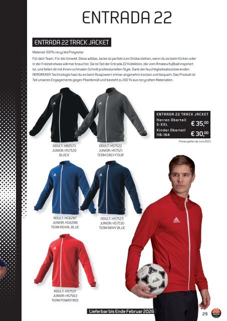 SPORT2000 Adidas Teamsportkatalog 2023