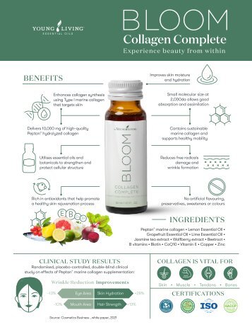 BLOOM Collagen Complete Infographic