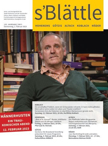 s'Blättle Nr. 05 - Do, 02. Februar 2023