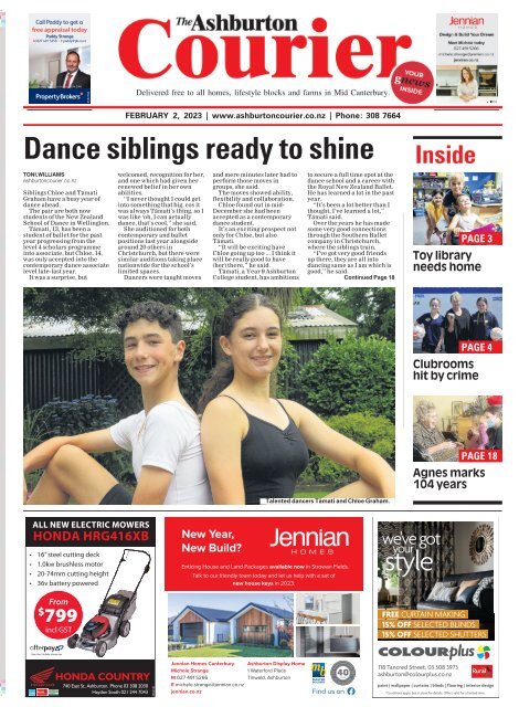 Ashburton Courier: February 02, 2023
