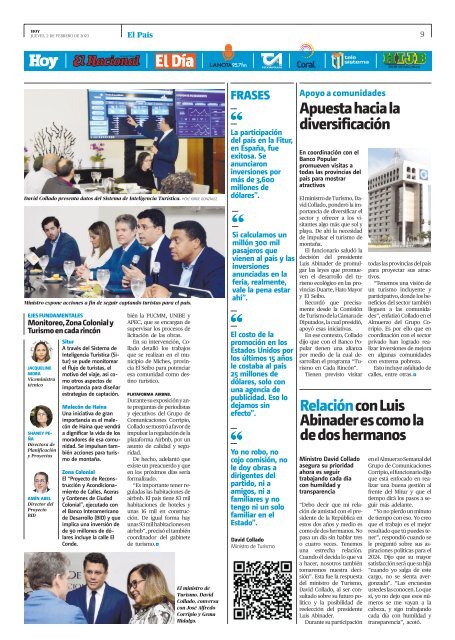 Edición impresa, jueves 2 de febrero de 2022