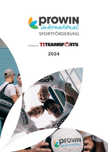 Prowin Broschüre Sportförderung 2024 DE