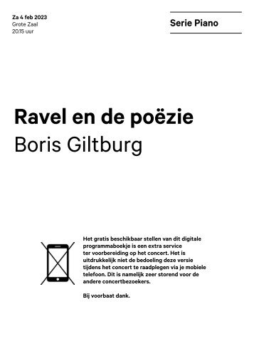 2023 02 04 Ravel en de poëzie - Boris Giltburg