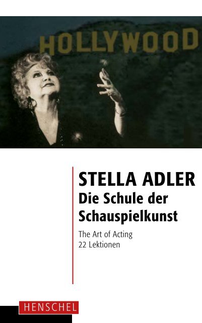 Stella Adler - Die Schule der Schauspielkunst