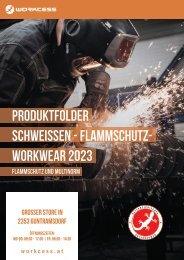 workcess Produktfolder Schweißen & Flammschutz