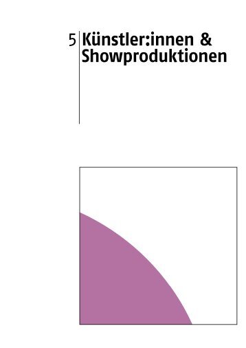 Eventbranchenbuch 2023 - Künstler:innen & Showproduktionen