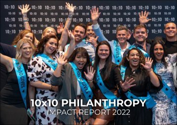 10x10 Philanthropy Impact Report 2022