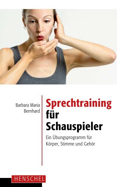 Sprechtraining für Schauspieler