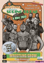 Wrestling Show in Schiffweiler 2023 - Vier Termine!