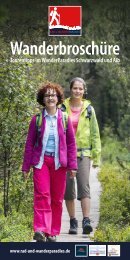 Wanderbroschüre - Tourentipps im WanderParadies Schwarzwald und Alp