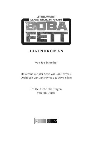 Star Wars - Das Buch von Boba Fett - Jugendroman zur TV-Serie (Leseprobe) YDBOBAR001
