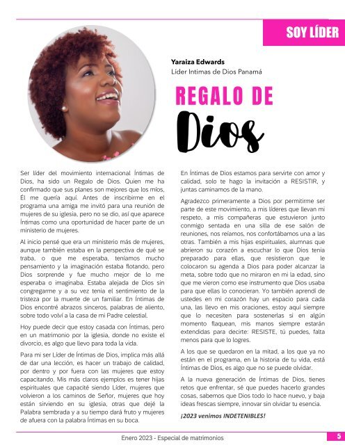 Intimas de Dios Magazine - Edición # 23