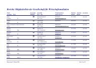 Bericht: Mitgliederliste der Gesellschaft für Wirtschaftsmediation