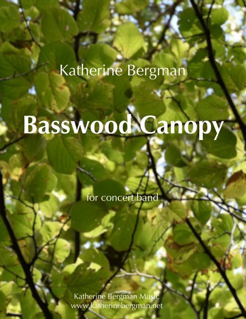 Basswood Canopy - SCORE