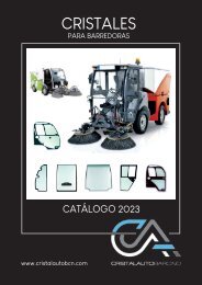 Catálogo Cristales para Barredoras - Cristalauto Barcino 2023