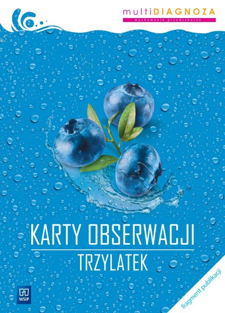 Karty obserwacji Trzylatek