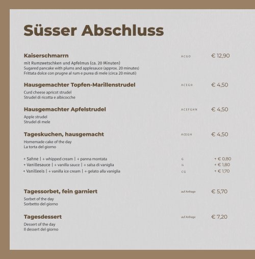 PLATZHISCH SPEISEKARTE 2023