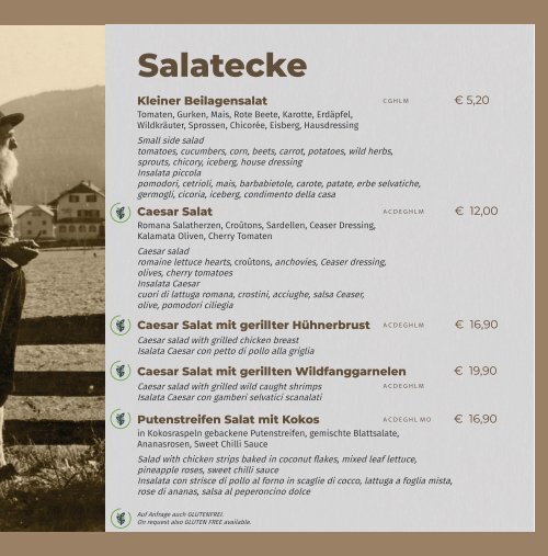 PLATZHISCH SPEISEKARTE 2023