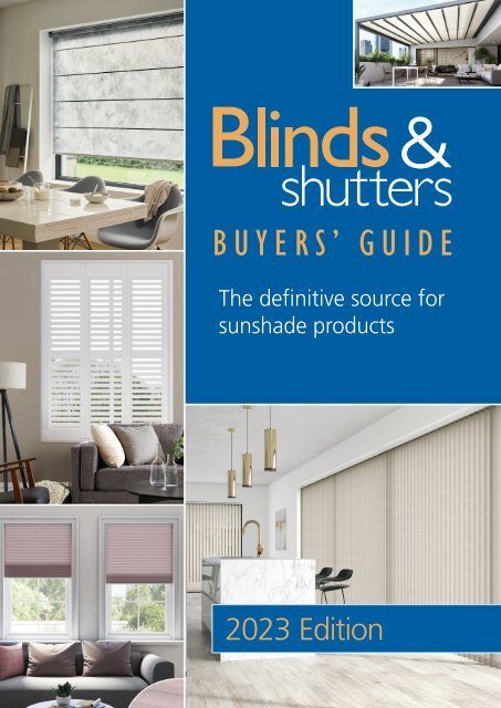 Blinds & Shutters Buyers Guide 2023