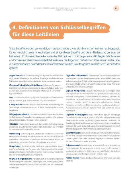 Leitlinien für Lehrkräfte zur Bekämpfung von Desinformation