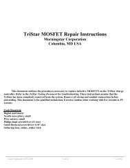 TriStar MOSFET Repair Instructions Morningstar ... - AltE Store