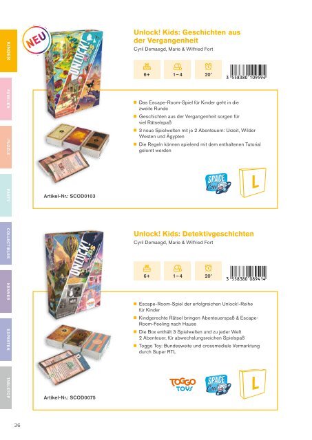 Asmodee Spiele Katalog 2023