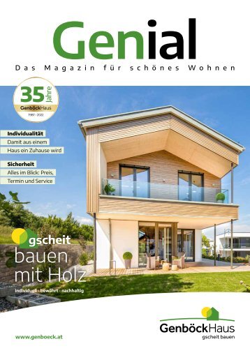 Genböck Haus Magazin Genial 2023 