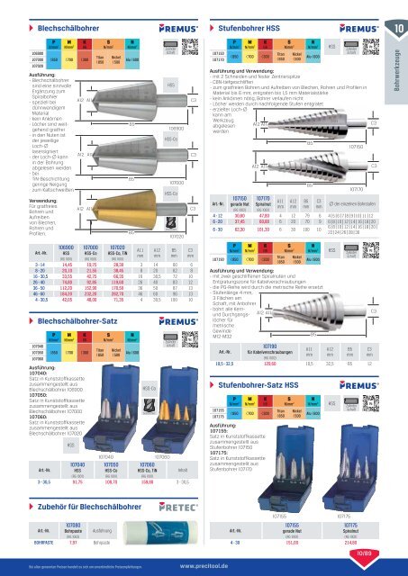 KATALOG WERKZEUGE 2022-2023