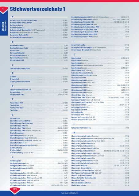 KATALOG WERKZEUGE 2022-2023