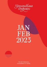 Programmvorschau JAN & FEB 2023