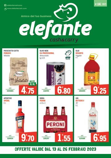 Volantino Elefante CashCarry dal 13 al 26 Febbraio