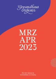 Programmvorschau MRZ & APR 2023