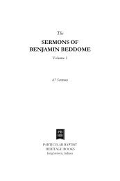 Beddome's Sermons Vol.1
