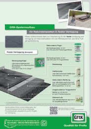 Kombiflyer Natursteinplatten