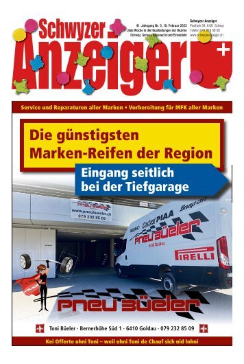 Schwyzer Anzeiger – Woche 6 – 10. Februar 2023