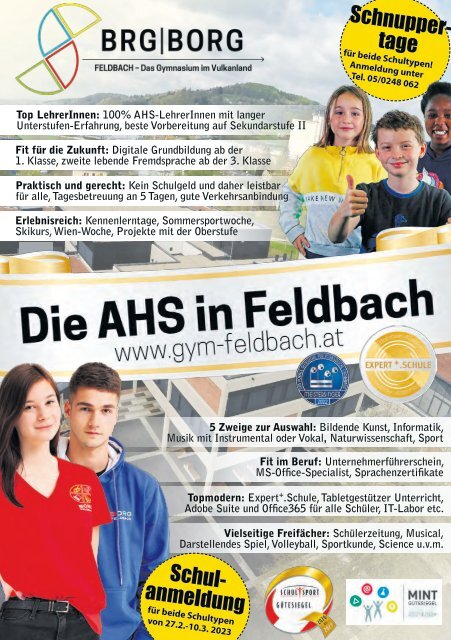 Schule & Lehre im Bezirk Süd- Oststeiermark