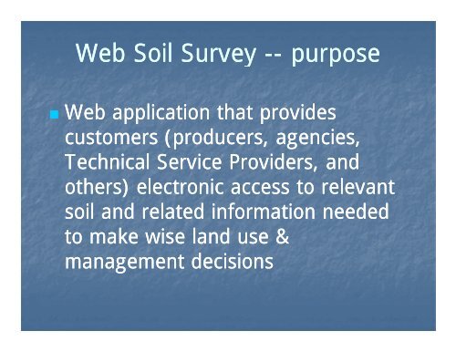 How to use Web Soil Survey