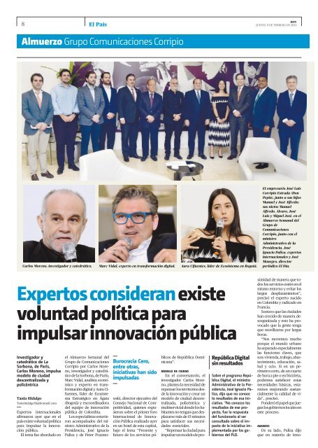 Edición impresa, jueves 9 de febrero de 2022