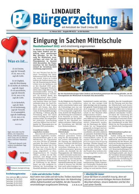 11.02.2023 Lindauer Bürgerzeitung