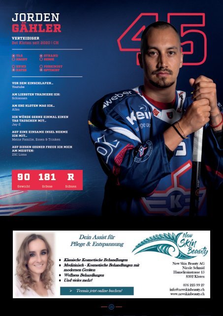 EHC Kloten Saisonprogramm 22/23